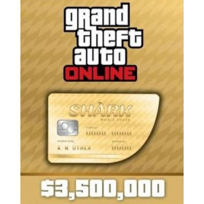 Grand Theft Auto V Online Whale Shark Cash Card 3,500,000$ PC – Hledejceny.cz