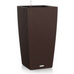 Lechuza Květináč Cubico Cottage Mokka 40 cm – Hledejceny.cz