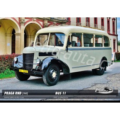 Pohlednice BUS č. 11 - PRAGA RND (1949) – Zboží Dáma