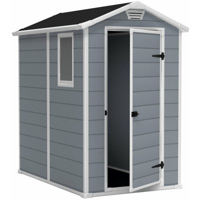 Keter Manor 4 × 6 šedá / bílá – Hledejceny.cz