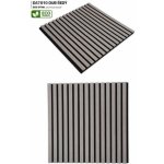 Asko akustický ECO dýha dub šedý 18 x 400 x 2600 mm 1,04m² – Sleviste.cz