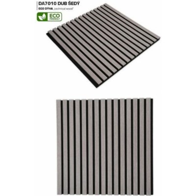 Asko akustický ECO dýha dub šedý 18 x 400 x 2600 mm 1,04m² – Sleviste.cz