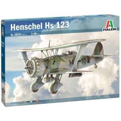 Italeri Model Kit letadlo Henschel Hs 123 1:48