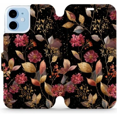 Mobiwear - Apple iPhone 12 mini - V171S Zlatavé lístky a květy – Hledejceny.cz