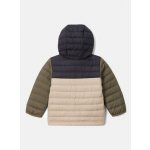 Columbia bunda Powder Lite Boys Hooded Jacket Hnědá – Zboží Dáma