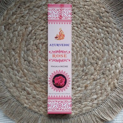 Ayurvedic Růže masala vonné tyčinky 15 g – Hledejceny.cz