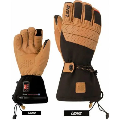 Lenz Heat Glove 9.0 Finger Cap Men černá hnědá – Hledejceny.cz