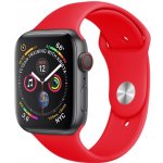 AW Jednobarevný řemínek na Apple Watch - Červený Šířka uchycení řemínku: 38/40/41mm, Délka řemínku: Dámský - S/M (12 - 18cm) Červený IR-MJ01-035 – Zboží Mobilmania
