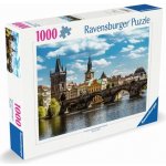 Ravensburger Praha: Pohled na Karlův most 1000 dílků – Zboží Dáma