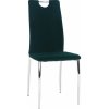 Jídelní židle Kondela Oliva New Velvet smaragdová