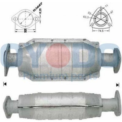 Katalyzátor OYODO 10N0046-OYO | Zboží Auto