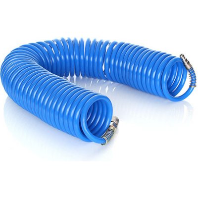 TA115 Polyethylenová tlaková hadice, spirálová, 8 mm x 12 mm x 20 m, 8 bar, s rychlospojkami – Sleviste.cz