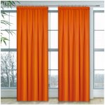 Mondo Italia Závěs řasící pásce Heaven oranžový Oranžová 140x160 cm – Zboží Mobilmania