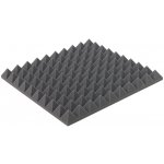 Akustický panel šedý PYRAMIDA 50×50 cm tloušťka 5 cm – Hledejceny.cz