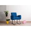 Houpací křeslo Atelier del Sofa Rocking Chair Kono Blue