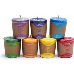 Yogi & Yogini Naturals Vonné svíčky Čakrové Dárková sada 7 x 54 g – Hledejceny.cz