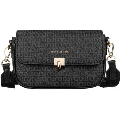 David Jones elegantní malá černo-šedá crossbody kabelka – Zbozi.Blesk.cz