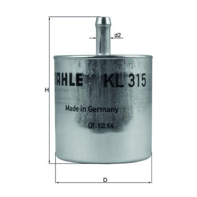 Palivový filtr MAHLE KL 315 | Zboží Auto