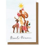 Chaukiss Veselé Vánoce - zvířátka – Sleviste.cz