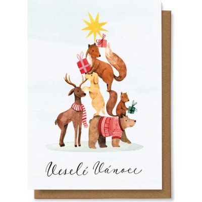 Chaukiss Veselé Vánoce - zvířátka – Sleviste.cz