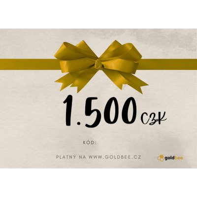 Dárkový Poukaz GoldBee 1500 Kč – Zboží Dáma