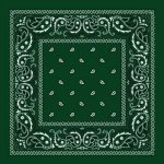 Bandana šátek Green Smaragd – Zboží Mobilmania