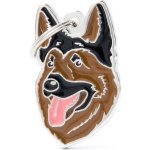 MF GERMAN SHEPERD 4,2x2,5 cm gravírovateľný přívěsek – Zboží Mobilmania