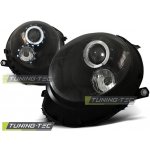 Tuning-Tec Přední čirá světla BMW Mini II One | Cooper | Cabrio (2006 - 2015) - černé - Angel Eyes – Hledejceny.cz