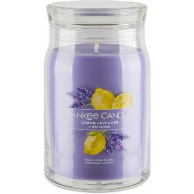 Yankee Candle Signature Lemon Lavender 567g – Zboží Mobilmania