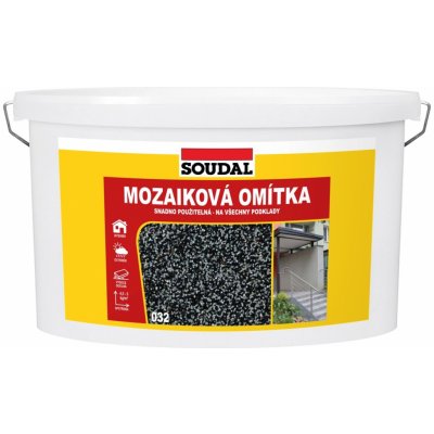 SOUDAL MOZAIKOVÁ OMÍTKA 8 kg tmavě šedá 032