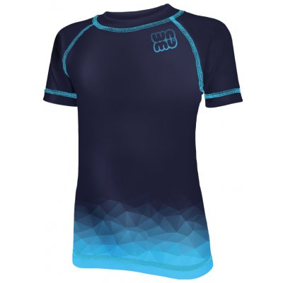 Dětské funkční tričko s krátkým rukávem MOZAIKA modrá/tmavá – Hledejceny.cz