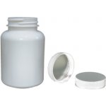 Pilulka Plastová lékovka bílá s bílým uzávěrem s ALU vložkou 200 ml – Zboží Mobilmania