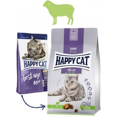 Happy Cat NEW Senior Weide Lamm Jehněčí 0,3 kg