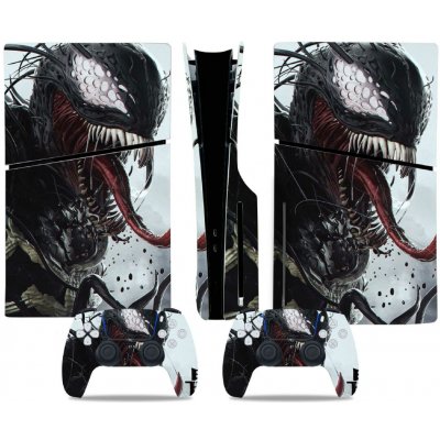 Polep na konzoli - PS5 SLIM diskovou verzi - Venom, TN-P5SDisc-1177 – Zbozi.Blesk.cz