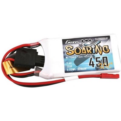 Gens ace Baterie G-Tech Soaring 450mAh 7,4V 30C 2S1P JST-SYP – Hledejceny.cz