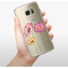 Pouzdro a kryt na mobilní telefon Samsung iSaprio Three Flowers Samsung Galaxy S7 Edge