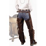 LAKOTA Westernové chapsy Suede s třásněmi hnědá – Zboží Dáma