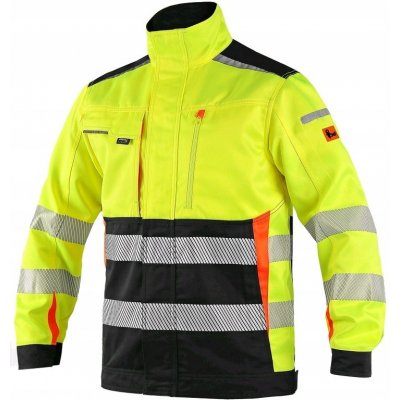 Canis CXS bunda BENSON výstražná zateplená žluto-černá – Zboží Dáma