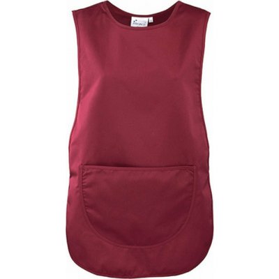 Premier Workwear Dámský tabard s velkou nakládanou kapsou vínová Pantone 216 S PW171 – Hledejceny.cz