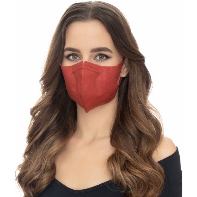 Pardam NANO4FIBERS BORDO respirátor BreaSAFE COMMUNITY MASK FFP2 M 5 ks – Zbozi.Blesk.cz