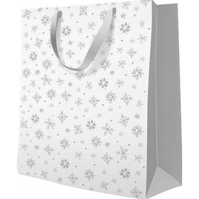 Vánoční taška Paw Premium Glitter Snowflakes velká