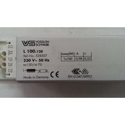 Vossloh Schwabe tlumivka L100.120 VGUV-SOLAR 100W – Hledejceny.cz