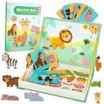 KIK KX5428_1 Magnetické safari zvířata 47 dílků – Zboží Dáma