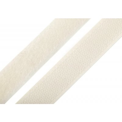 Suchý zip metráž - háček+plyš - ecru (20 mm) – Hledejceny.cz