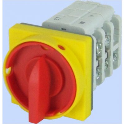 Elektromet Vačkový spínač L-0-P 3P 16A pro visací zámek IP65 Arc 16-45 921657 – Hledejceny.cz