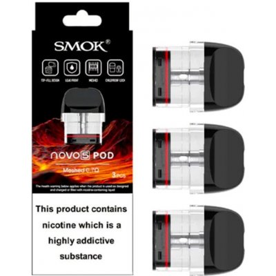 SMOK Smoktech Smok Novo 5 Meshed POD 0.7 MTL 2 ml 3 ks – Zboží Dáma