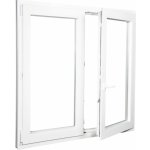 ALUPLAST Plastové okno dvoukřídlé bílé 150x150 – HobbyKompas.cz