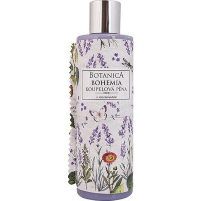 Bohemia Botanica Levandule s olivovým olejem extraktem bylin a jogurtovou aktivní složkou koupelová pěna 250 ml – Zboží Dáma