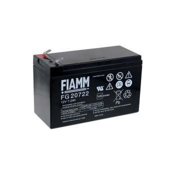 FIAMM FG20722 Vds - 7200mAh Lead-Acid 12V