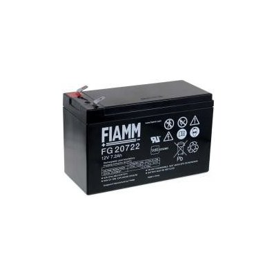 FIAMM FG20722 Vds - 7200mAh Lead-Acid 12V – Sleviste.cz